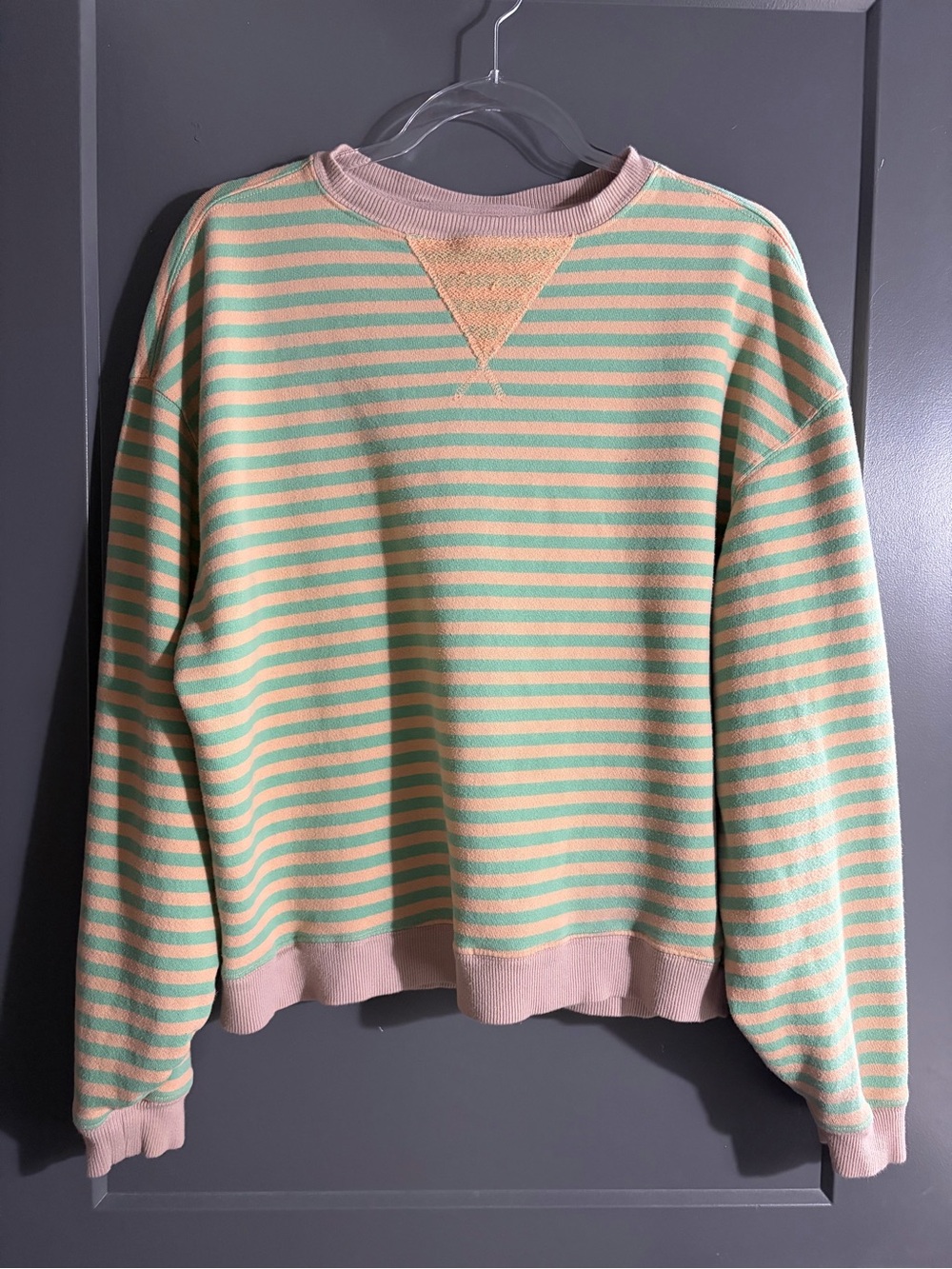 Free People We The Free Classic Striped Oversized Crewneck XS